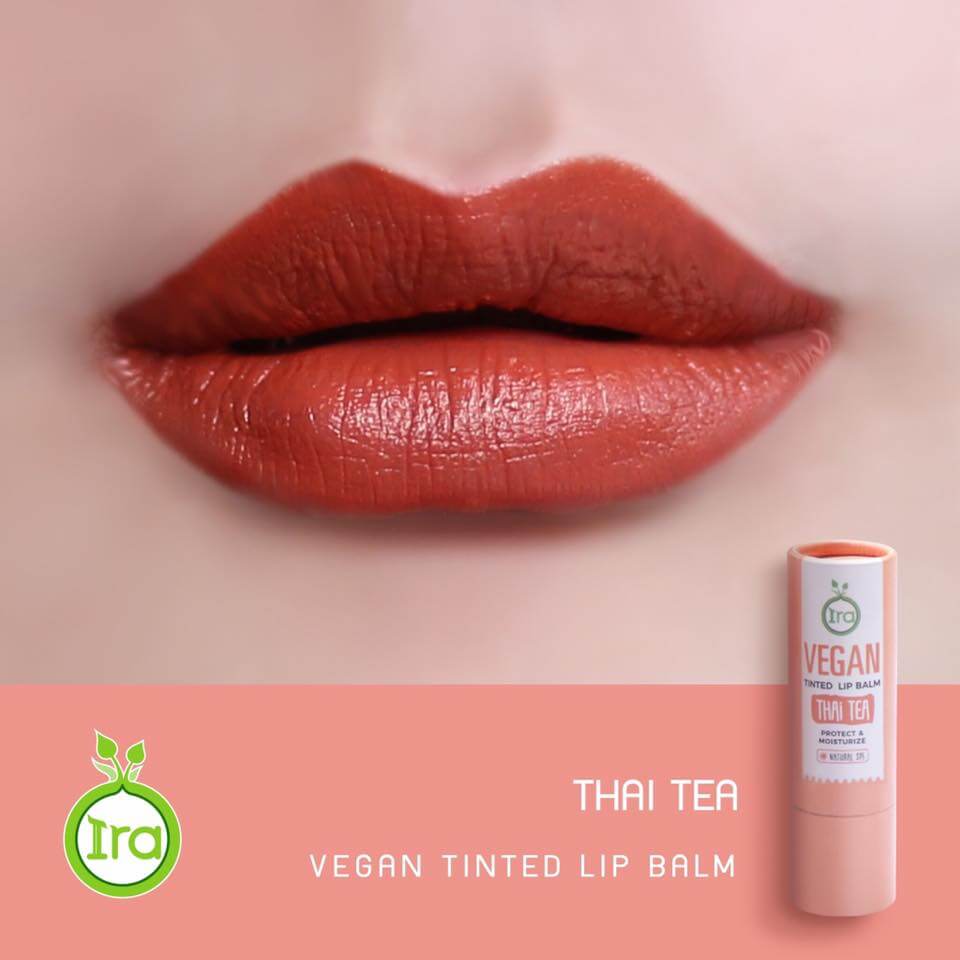 Ira,Ira Vegan Tinted Lip Balm Thai Tea 5g,ไอรา วีแกน ทินต์ ลิปบาล์ม.ไอรา,ไอรา ลิปบาล์ม,Ira ลิป,ira ลิปบาล์ม, ira ลิปมัน รีวิว, ira ลิป, ลิป ira ซื้อที่ไหน ,ลิปบาล์ม ira ราคา