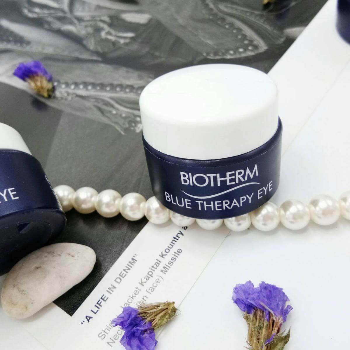 Biotherm , Blue Therapy , Blue Therapy eye , ฟื้นฟูสภาพผิวรอบดวงตา , ลดเลือนรอยหมองคล้ำ , ริ้วรอย