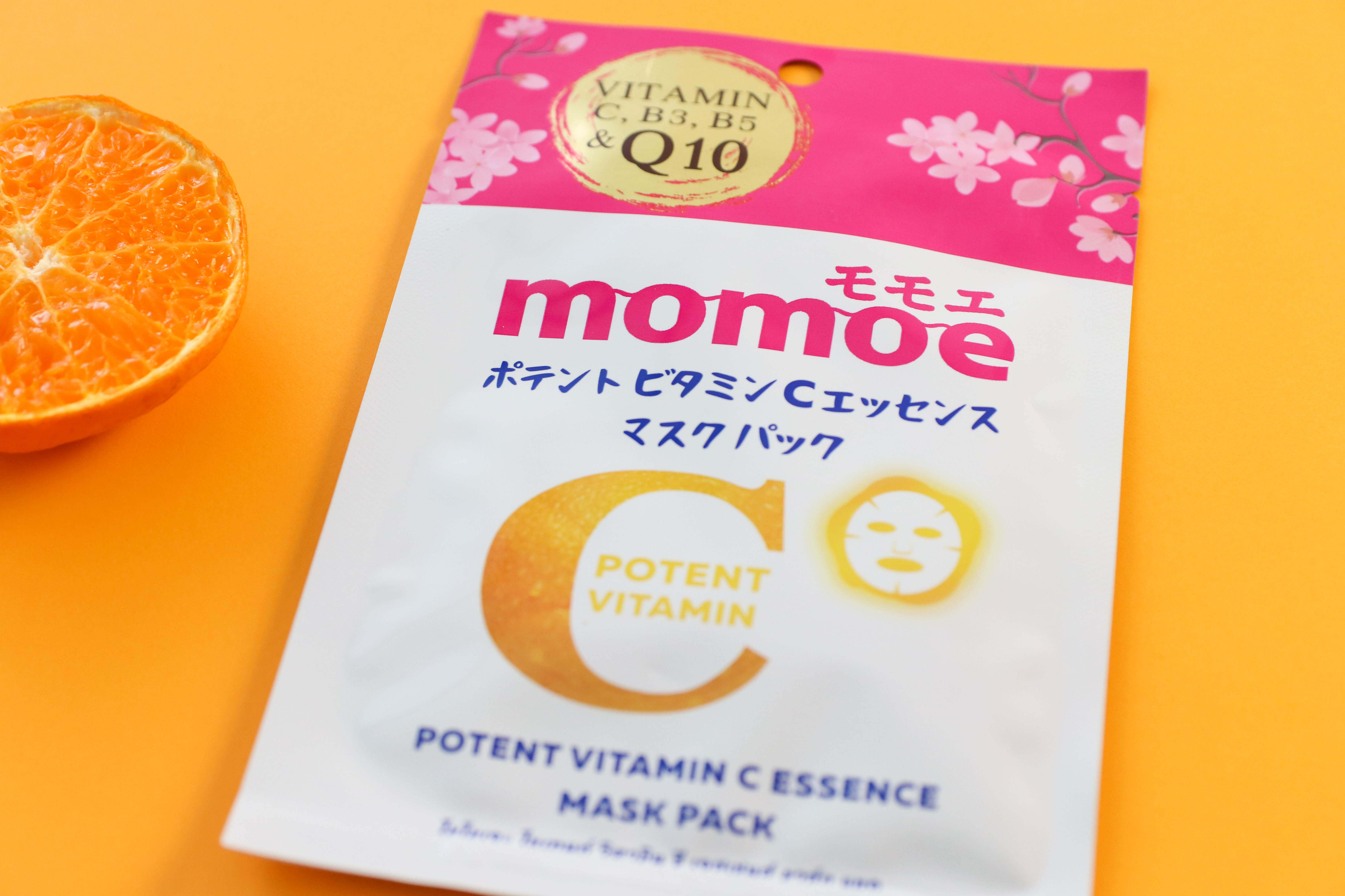 Momoe , Vitamin C Mask , Mask Vitamin C , Momoe Mask , Mask Momoe