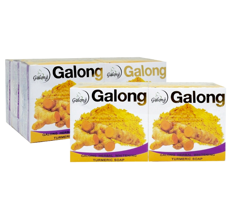 Galong การองสบู่สมุนไพรขมิ้นสูตรโบราณ 150g
