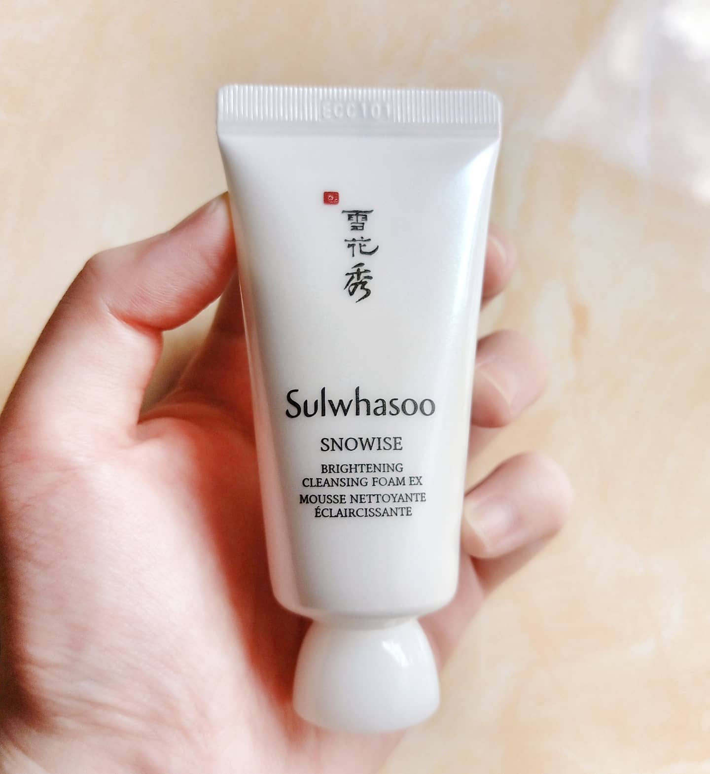 Sulwhasoo, Sulwhasoo Snowise Brightening, Sulwhasoo Snowise Brightening Cleansing Foam, Sulwhasoo Snowise Brightening Cleansing Foam EX, Sulwhasoo Snowise Brightening Cleansing Foam EX 30ml, Sulwhasoo Snowise Brightening Cleansing Foam EX รีวิว, คลีนซิ่งโฟม, คลีนซิ่ง Sulwhasoo, โซลวาซู