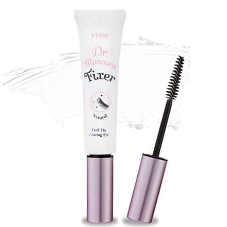 Etude Dr. Mascara Fixer For Perfect Lash #01 Natural  6 ml  เนรมิตขนตาสวยหรู โดยไม่ต้องพึงขนตาปลอม เนื้อมาสคาร่าไม่มีสี ปัดหลังจากขนตา ช่วยต่อปลายขนตาให้ยาวขึ้นอย่างเห็นได้ชัด