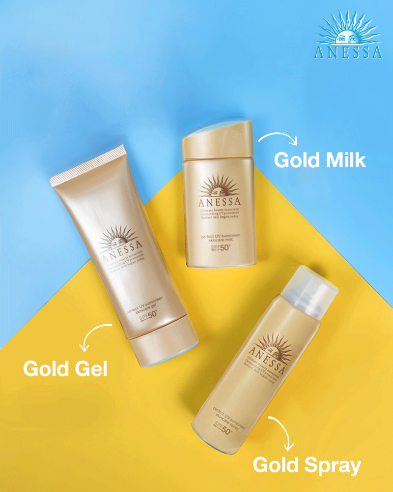 Anessa Perfect UV Sunscreen Skincare Gel SPF50+/PA++++15g (แพ็คเกจเก่า) ,Anessa ,กันแดด anessa เจล รีวิว,กันแดด anessa สูตรไหนดี, Anessa  สีทอง ,anessa สีทอง ราคา ,Anessa เหมาะกับผิวแบบไหน