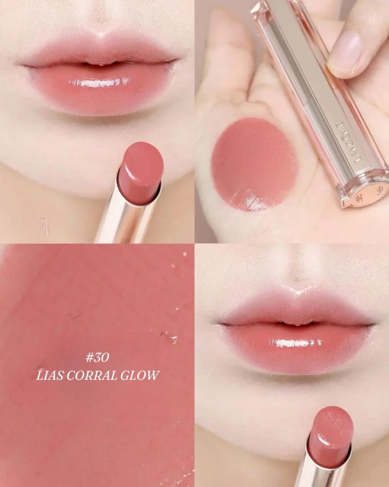 Lancome Lip Idole Butter Glow 0.8g #30 Lisa's Coral Glow , Lancome Lip Idole Butter Glow , ลิปสติกลังโคม , Lancome Lip Idole Butter Glow ราคา , Lancome Lip Idole Butter Glow รีวิว , Lancome Lip Idole Butter Glow สีไหนสวย