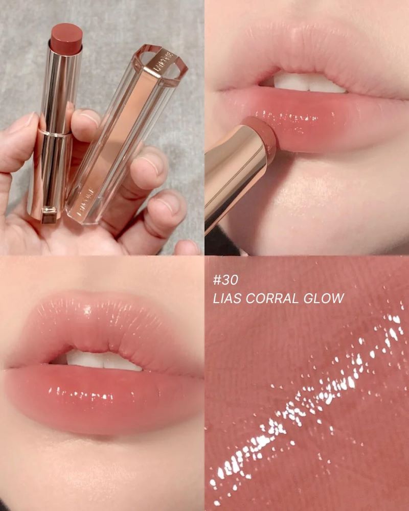 Lancome Lip Idole Butter Glow 0.8g #30 Lisa's Coral Glow , Lancome Lip Idole Butter Glow , ลิปสติกลังโคม , Lancome Lip Idole Butter Glow ราคา , Lancome Lip Idole Butter Glow รีวิว , Lancome Lip Idole Butter Glow สีไหนสวย