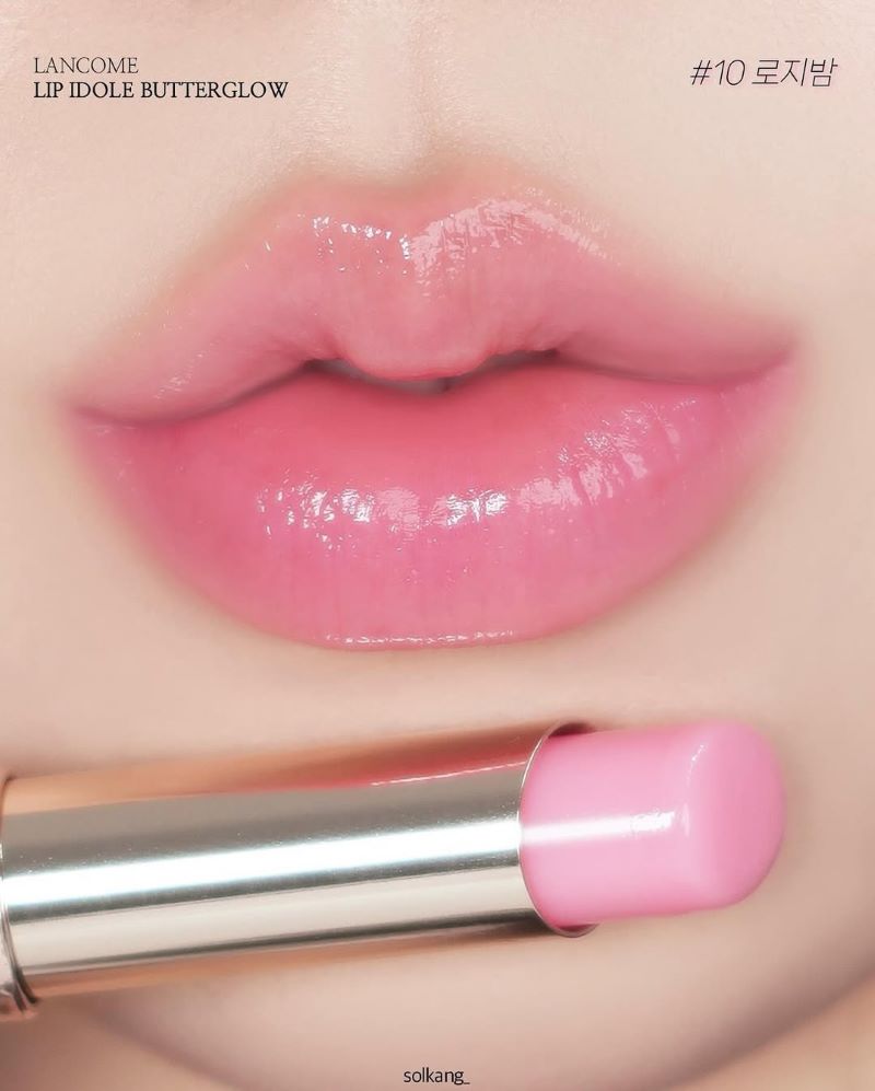Lancome Lip Idole Butter Glow 0.8g #10 Keep It Glowy  , Lancome Lip Idole Butter Glow , ลิปสติกลังโคม , Lancome Lip Idole Butter Glow ราคา , Lancome Lip Idole Butter Glow รีวิว , Lancome Lip Idole Butter Glow สีไหนสวย