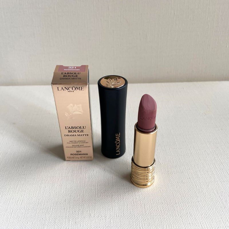 Lancome L'Absolu Rouge Drama Matte Lipstick 1.6g #321 Rose mania (No box),  รีวิวลิปสติก Lancome L’Absolu Rouge Drama Matte ,  ลิปสติก Lancome L’Absolu Rouge Drama Matte , ลิปสติก Lancome , ลิปสติก Lancome ราคา , ลิปสติก Lancome 