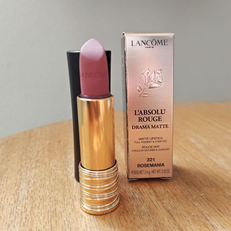 Lancome L'Absolu Rouge Drama Matte Lipstick 1.6g #321 Rose mania (No box),  รีวิวลิปสติก Lancome L’Absolu Rouge Drama Matte ,  ลิปสติก Lancome L’Absolu Rouge Drama Matte , ลิปสติก Lancome , ลิปสติก Lancome ราคา , ลิปสติก Lancome 