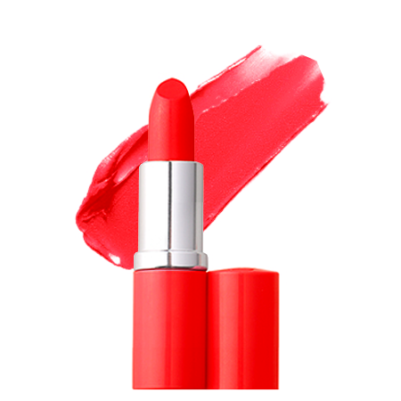 clinique pop lip colour+primer rouge intense + base #06 poppy pop ( Tester Size) ลิปสติกสุดจี๊ดที่บำรุงริมฝีปากและให้สีสวยคมชัด มอบเรียวปากดูอวบอิ่มสุขภาพดี