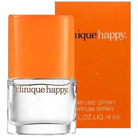CLINIQUE Happy Perfume Spray 4 ml (ขนาดทดลอง) ให้คุณรู้สึกมีความสุขได้ตลอดเวลา ด้วยน้ำหอมกลิ่นซิตรัสแสนสดชื่นจากคลีนิคซ์